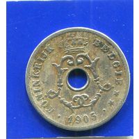 Бельгия 10 сантимов 1905 BELGIE