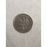 1 злотый 1992 Польша