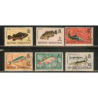 Британский Гондурас-1968(Мих.211-221) , гаш.  , Морская  Фауна,  Рыбы