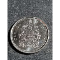 Канада 50 центов 2012 Unc ( 1 предложение на Ау )
