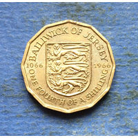 Джерси 1/4 шиллинга 1966 900-летие битвы при Гастингсе