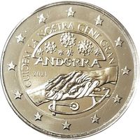 2 евро 2021 Андорра Забота о пожилых людях BU