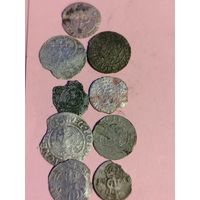Смешанный лот серебряных монет Польша и ВКЛ