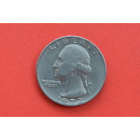 Квотер (25 центов) 1972 с 10 коп