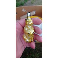 РЕДКАЯ ЁЛОЧНАЯ ИГРУШКА СССР МЕДВЕДЬ КАТАЛОГ СОСТОЯНИЕ ! НА  ФОТО . ОРИГИНАЛ  .  Распродажа Коллекции !!! . Экспресс  Аукцион  не с рубля без МПЦ и прочего 3 ДНЯ  .Много лотов в продаже .