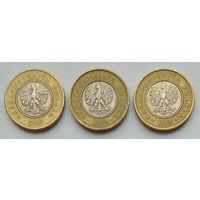 Польша 2 злотых 1994, 1995 гг. Цена за 1 шт.