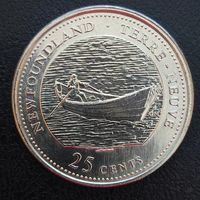Канада 25 центов 1992, 125 лет Конфедерации - Ньюфаундленд и Лабрадор (1.7.8)