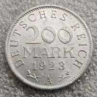 Германия 200 марок  1923 г. Веймарская республика (марка)