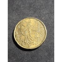 Франция 20 евроцентов 2007