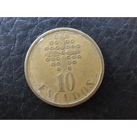 Португалия. 10 эскудо. 1989. С 20 копеек. Распродажа коллекции. Смотрите другие лоты.