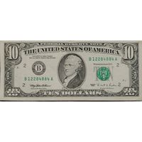 10 долларов США. 1995г