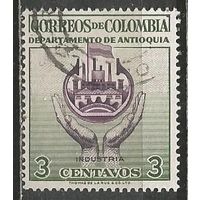 Колумбия. Аллегория индустрии. 1956г. Mi#765.