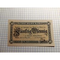 Распродажа . Супер номер радар   Германия 50 пфенингов (5)