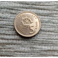 Werty71 Марокко 5 сантимов 1974 Рыба Блеск