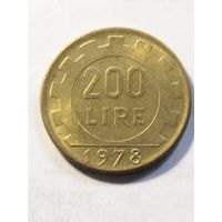 Италия 200 лир 1978