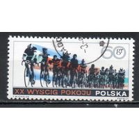 XX велогонка Мира (Варшава-Берлин-Прага) Польша 1967 год серия из 1 марки