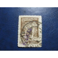 Грузия Гражданская война ручная надпечатка фиолетовая редкая реальное гашение