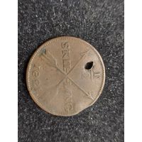 1/12 скилинга швеция 1821