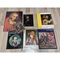 Лот из 6 книг по мировой живописи Рембрант, Рубенс, Ренуар, Рафаэль