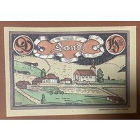 Нотгельд Австрия Зандл 90 геллеров 1920 год