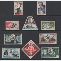 Литература Монако 1955** Памяти Французского писателя, классика приключенческой литературы, одного из основоположников жанра научной фантастики Жюля Верна Mi#512-521