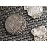 Старые монетки и остатки. ( Серебро)