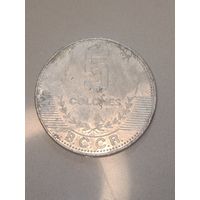 Коста Рика 5 колон 2012 года .