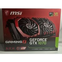 Коробка от видеокарты MSI GTX 1070 GAMING X