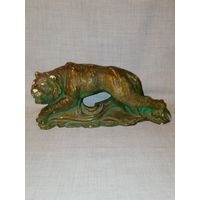 Тигр большой гипсовый в реставрацию