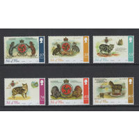 Остров Мэн /Isle of Man 2011** Герб острова, Мэнская бесхвостая кошка