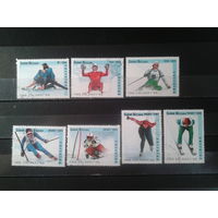 Гвинея-Бисау, 1988. Олимпийские игры в Калгари, полная серия. Mi-6,0 евро гаш.
