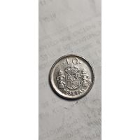 Испания 10 песетас 1992