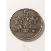 Швеция 5 оре 1949