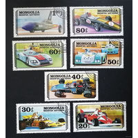 Монголия 1978 гоночные машины.