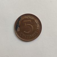 Венесуэла 5 сентимо 1974 г.
