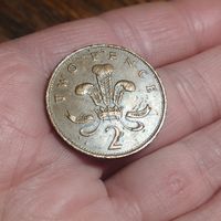 2 пенса 1991 Елизавета II