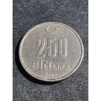 Турция 250000 лир 2002