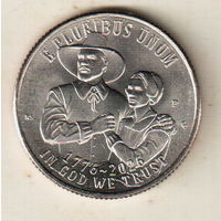 США квотер 2026 250 лет независимости США Мейфлауэр двор D