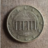 Германия 10 евроцентов 2002 г., отметка мд. "А" - Берлин, KM# 210
