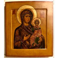 Смоленская Пресвятая Богородица "Одигитрия". Центральная Россия, 19й век.