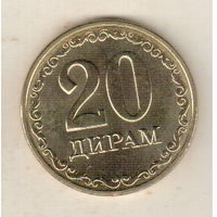 Таджикистан 20 дирам 2023