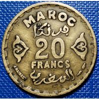 Марокко 20 франков 1952 г.