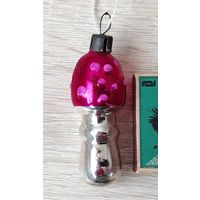 Ёлочная игрушка. Мухомор. Щ-59.