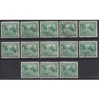 Саламис Архитектура Король Георг 6 1938 Кипр Колонии Великобритании Гашеная 1 м зуб Х 100