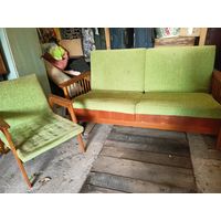 Диван и 2 кресла ГДР