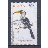 [771] Кения 1993. Фауна.Птица-носорог. Гашеная марка. Кат.гаш.3 е.