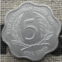 5 центов 1981 Восточные Карибы