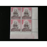 Испания 1964 , Корвет "Артевида" Квартблок