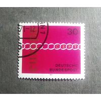 Марка Германия 1971 год Европа СЕРТ