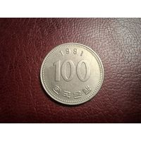 Южная Корея 100 вон 1991